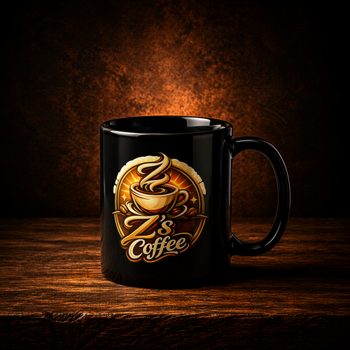 Black Glossy Mug