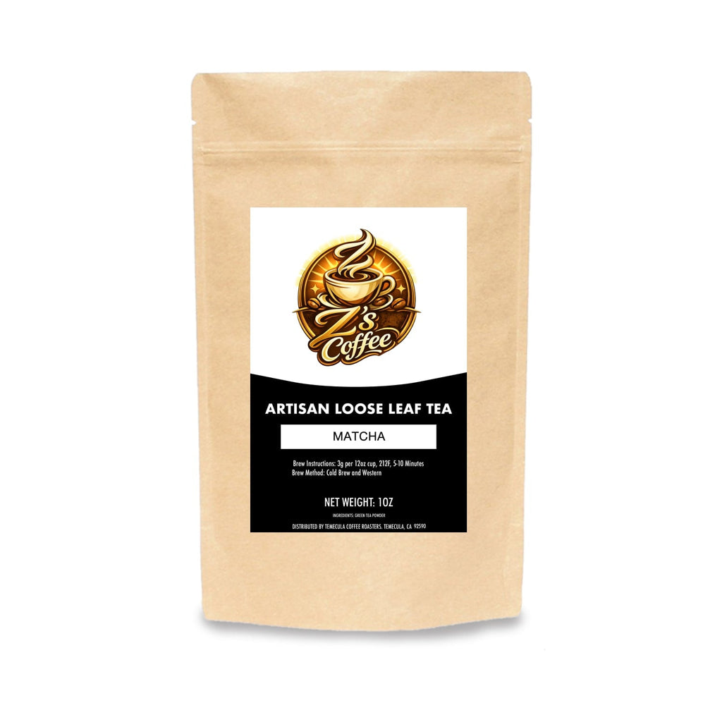Matcha - Z's Coffee - TMATCHA-TEA-1OZ-COMP - Matcha