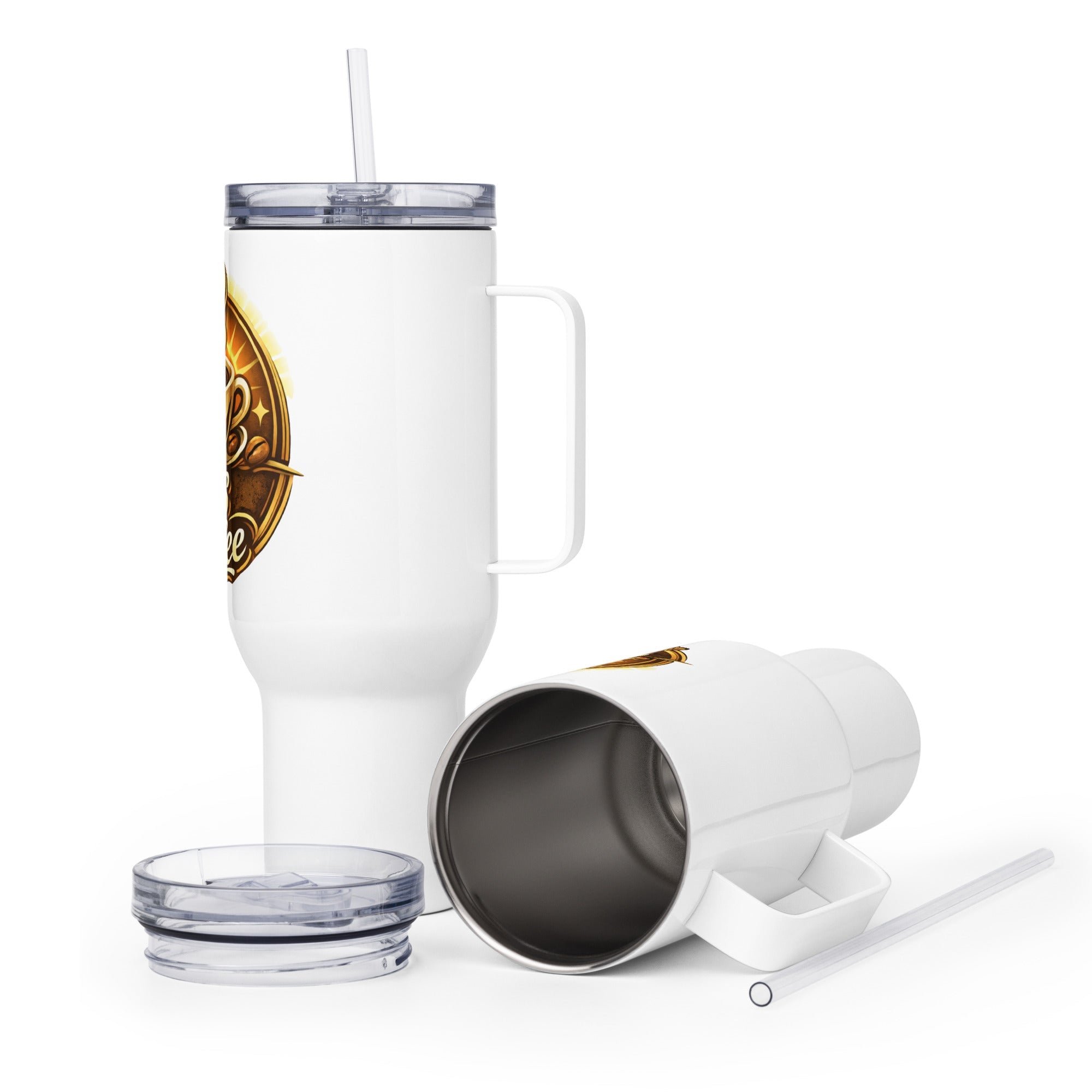 Travel mug with a handle - Z's Coffee - 5726956_19514 - Product mockup
