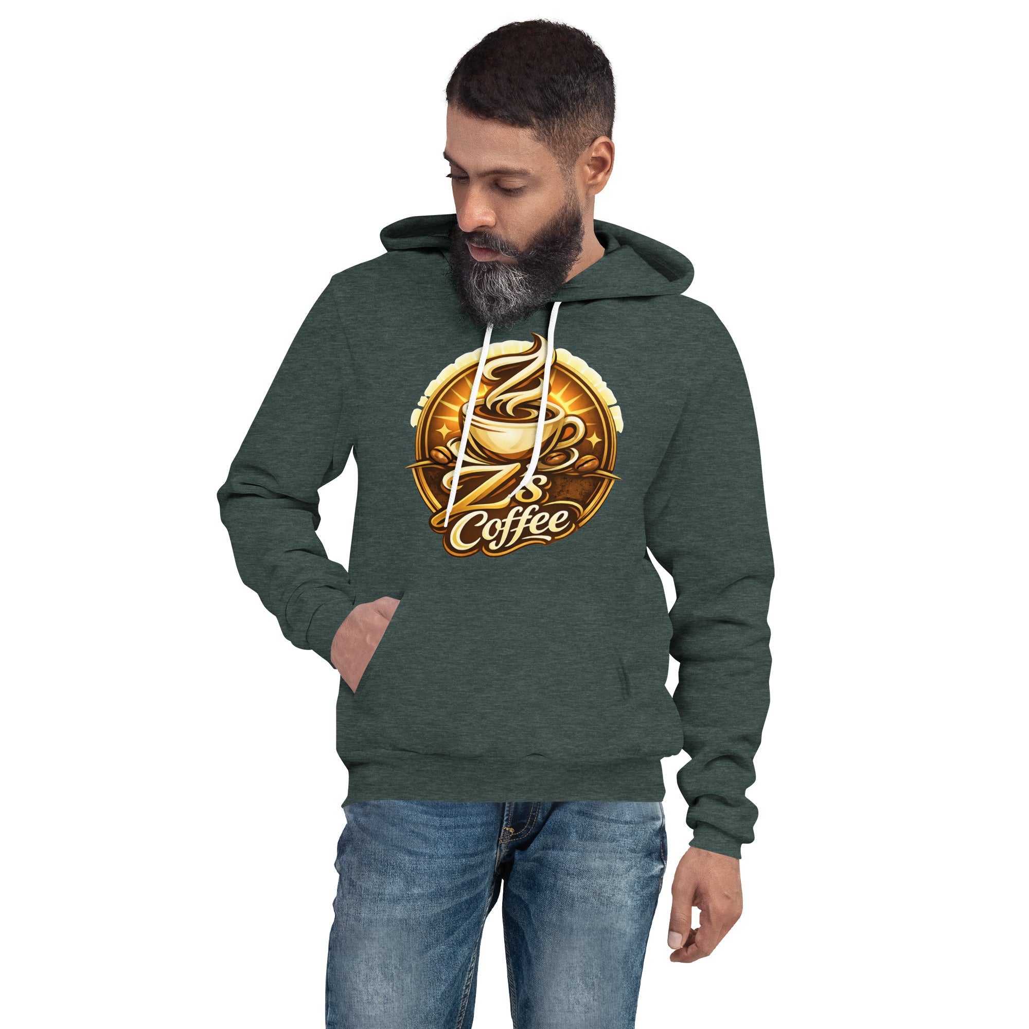 Unisex Hoodie - Z's Coffee - 9423682_9245 - Product mockup